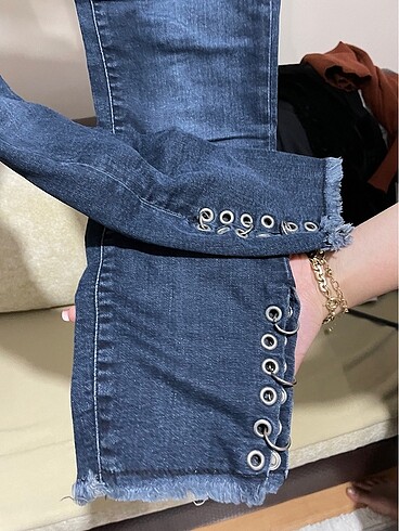 s Beden mavi Renk MAVİ JEANS KOT PANTOLON