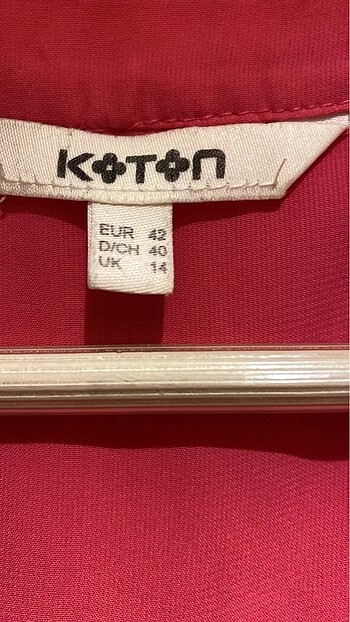 42 Beden pembe Renk Pembe Şifon Gömlek