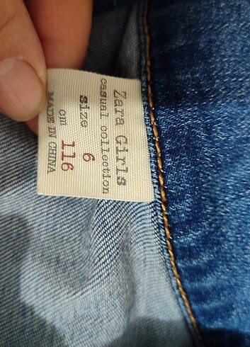 Zara kız çocuk kot ceket