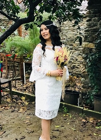 Dantelli Nikah Elbisesi 