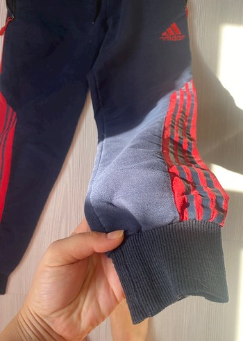 Diğer Koyu Mavi Adidas Dar Kesim Erkek çocuk Eşofman Altı