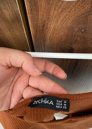 Diğer Kadın Kahverengi Triko Uzun Kollu Bluz