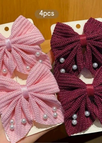 İnci Taşlı 6'lı Vintage Fiyonk Seti - Görsel 17