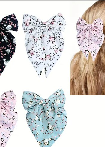 İnci Taşlı 6'lı Vintage Fiyonk Seti - Görsel 15