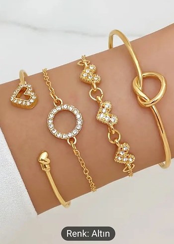 İnci Taşlı 6'lı Vintage Fiyonk Seti - Görsel 14