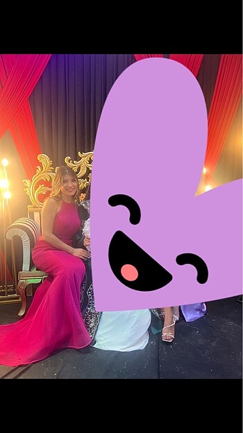 s Beden Pembe abiye