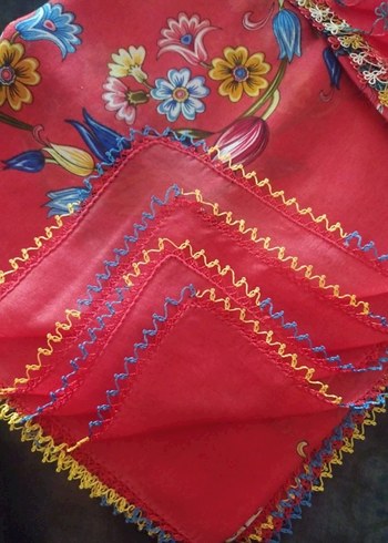 üç farklı desen iğne oyası yazma 3 'lü - Görsel 2