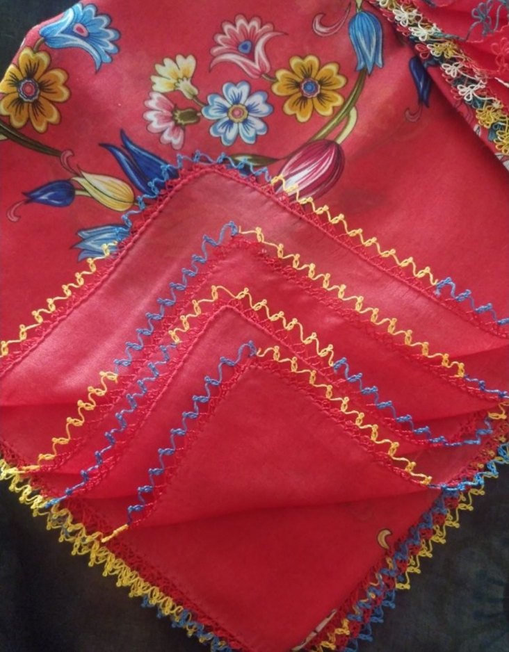 üç farklı desen iğne oyası yazma 3 'lü - Görsel 2