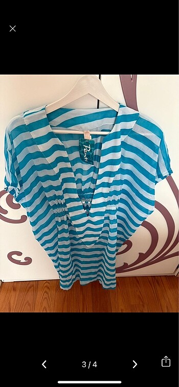 Etiketli pareo - Görsel 2