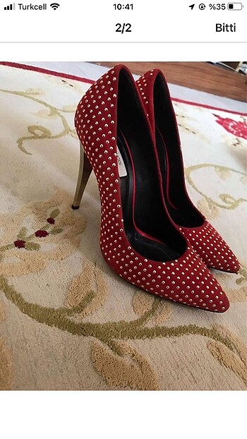 Pier Lucci Taşlı stiletto