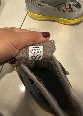 30 Beden gri Renk Vicco erkek cocuk bot
