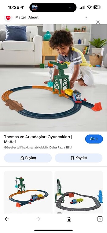 Thomas ve arkadaşları tren seti