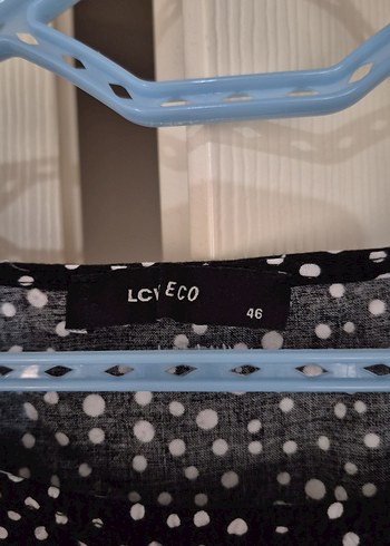 Siyah Puantiyeli Kadın Bluz - Görsel 2