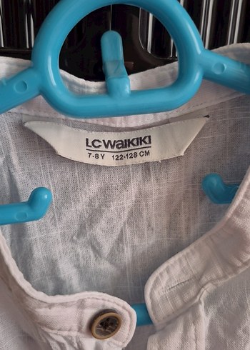 Erkek Keten Kısa Kollu Gömlek - Görsel 2