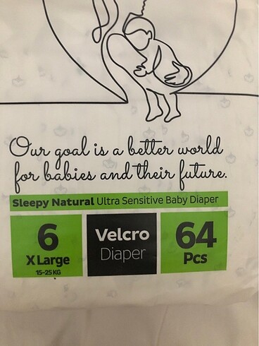 Sleepy Slepy Çırtlı Çocuk Bezi