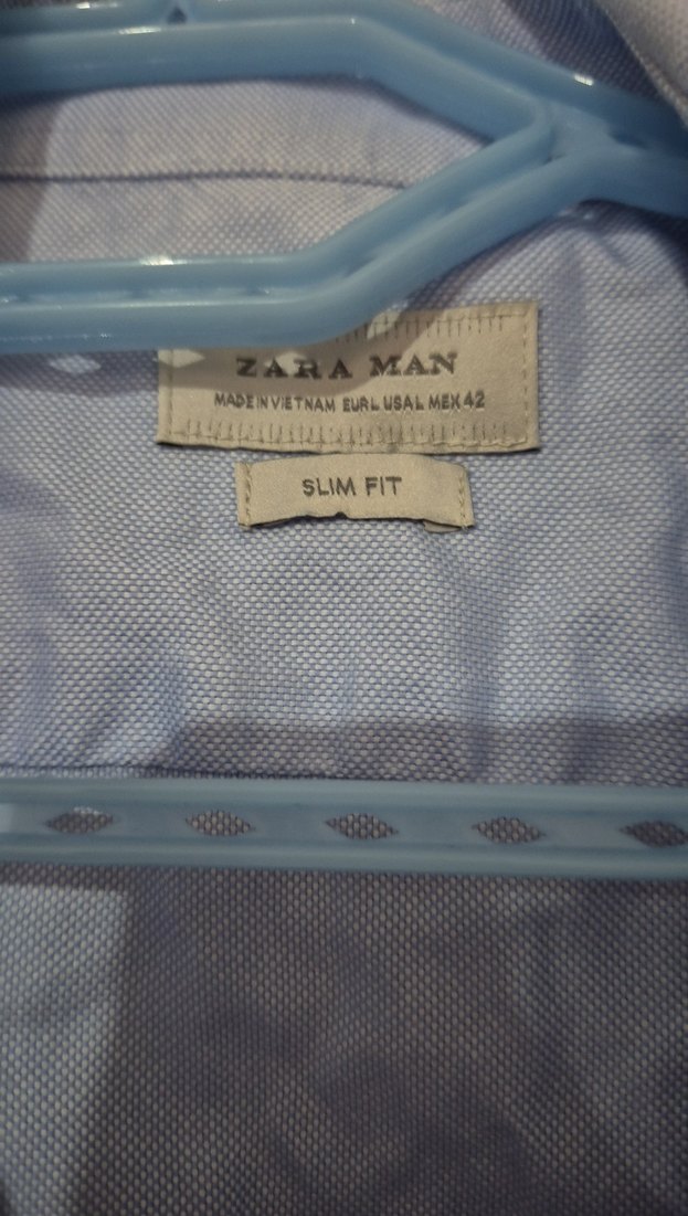 Mavi  Uzun Kollu Erkek Gömlek - Görsel 2