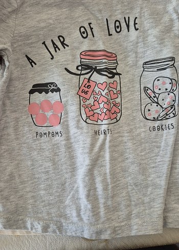 Kız Çocuk Mevsimlik Uzun kollu ve tayt kombin - Görsel 5