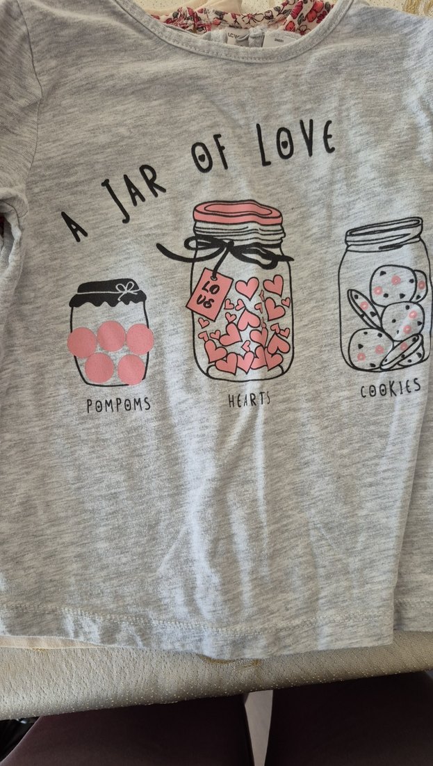 Kız Çocuk Mevsimlik Uzun kollu ve tayt kombin - Görsel 5