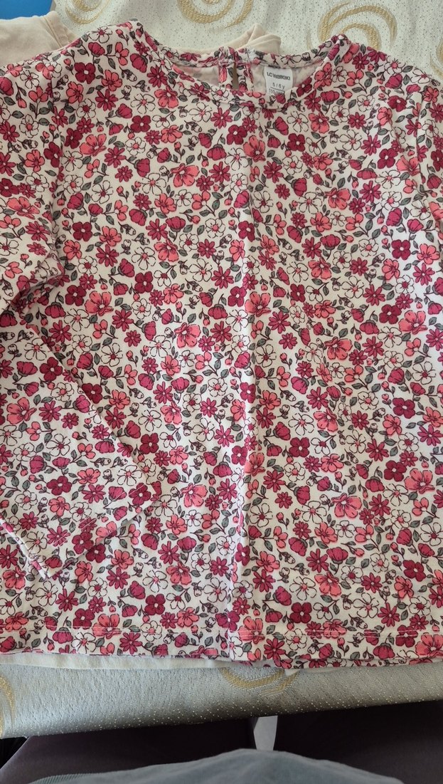 Kız Çocuk Mevsimlik Uzun kollu ve tayt kombin - Görsel 4