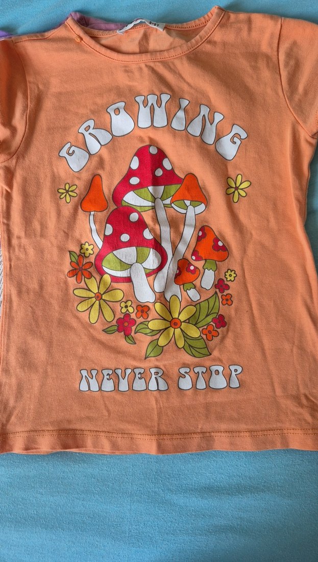 Baskılı Kız Çocuk Tişörtü - Görsel 2