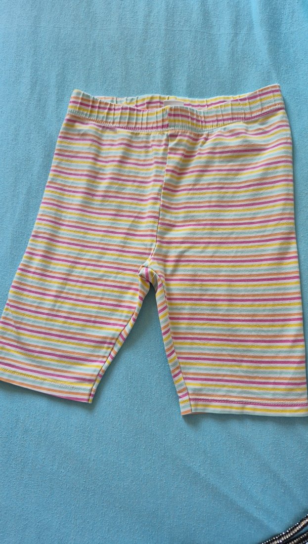 Kız Çocuk Pamuklu Kısa Tayt - Görsel 3