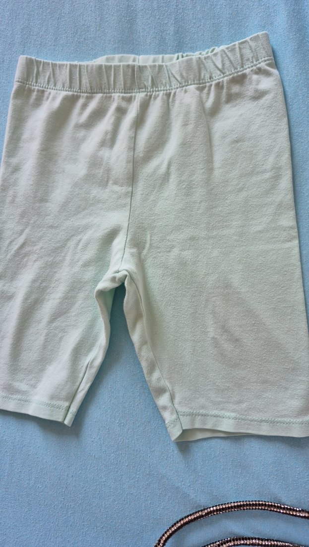 Kız Çocuk Pamuklu Kısa Tayt - Görsel 2