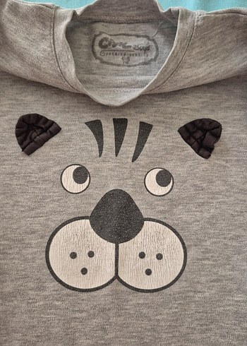 Civil Gri Erkek Bebek Uzun Kollu Pijama Takım