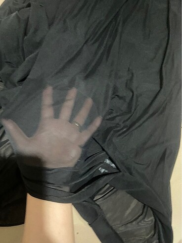 Tül etek astarlı atarı mini - Görsel 3