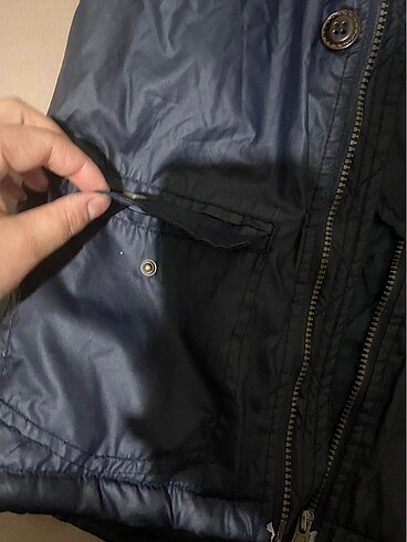 Lacivert kaban - Görsel 3