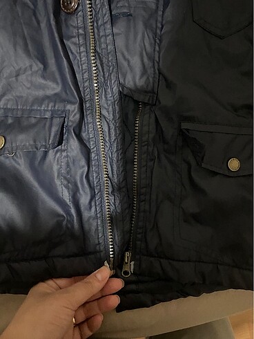 Lacivert kaban - Görsel 4