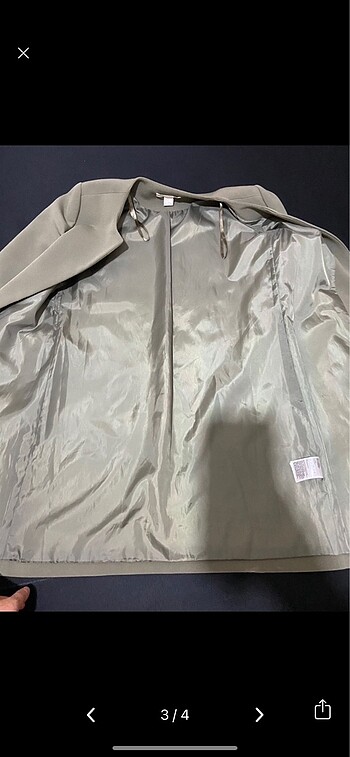 H&M haki çeket - Görsel 3