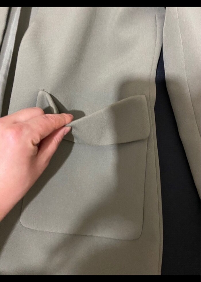 H&M haki çeket - Görsel 2