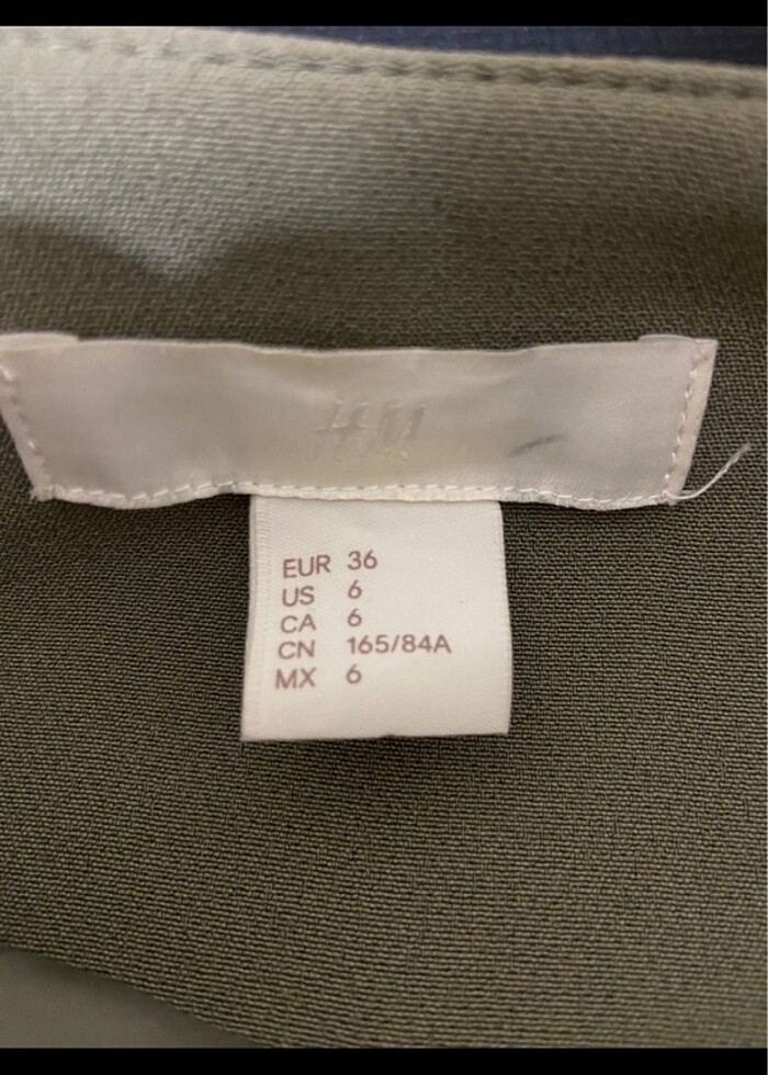 H&M haki çeket - Görsel 4