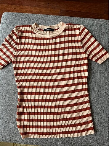 trendyol cizgili crop