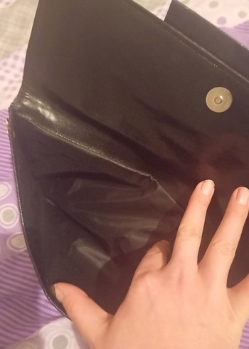 Kahverengi Yılan Derisi Desenli Deri Kadın Portföy Çanta - Görsel 4