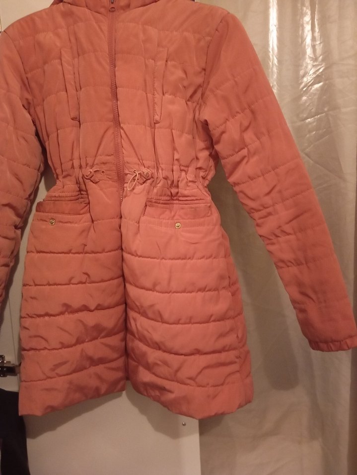 Beli Kemerli çocuk  Kışlık Mont - Görsel 2