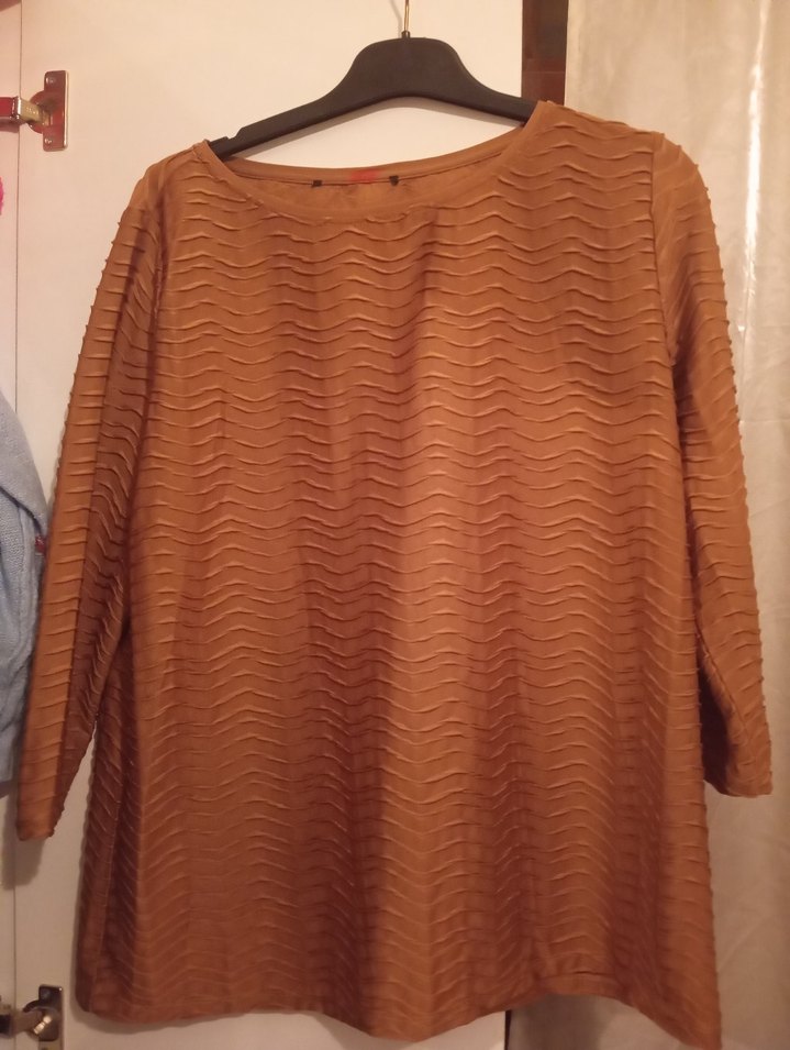 Kahverengi Pilili  Bluz - Görsel 2