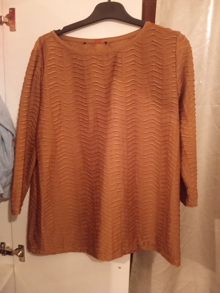 Kahverengi Pilili  Bluz - Görsel 4