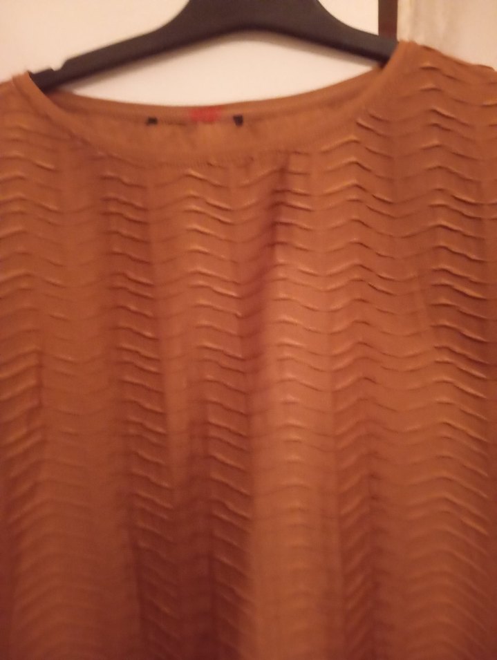 Kahverengi Pilili  Bluz - Görsel 3