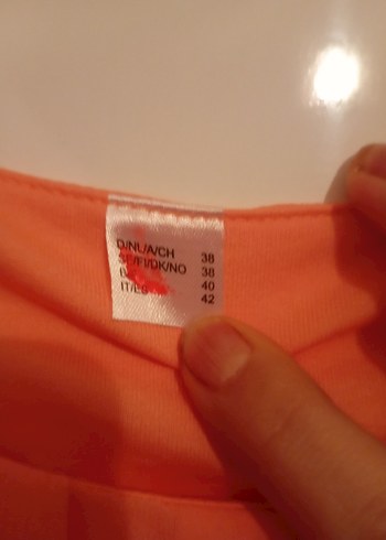 Turuncu Salaş Midi Bluz - Görsel 5