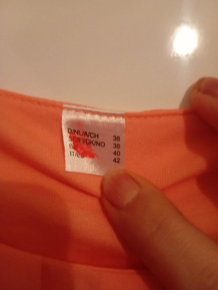 Turuncu Salaş Midi Bluz - Görsel 5