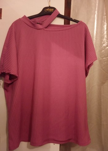 Pembe Pilili Kadın Tişört - Görsel 2