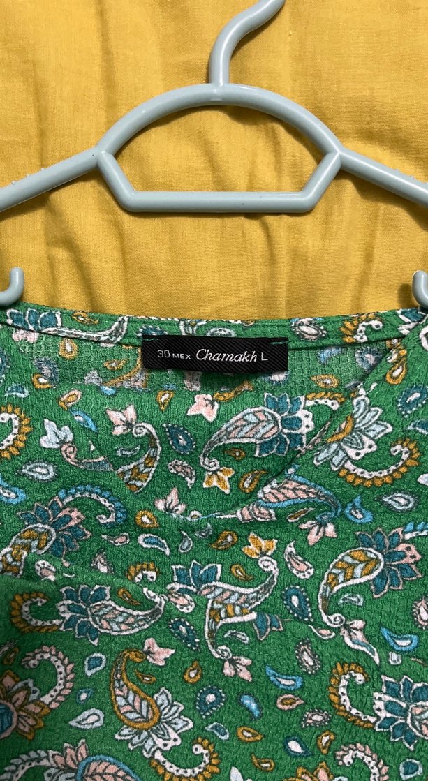 Renkli Desenli Bohem Bluz pantolon - Görsel 2