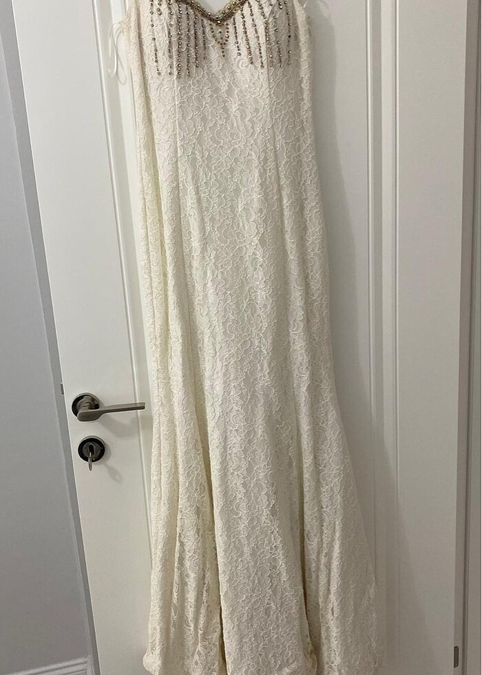 Beyaz Abiye &Nikah & Gelinlik - Görsel 3