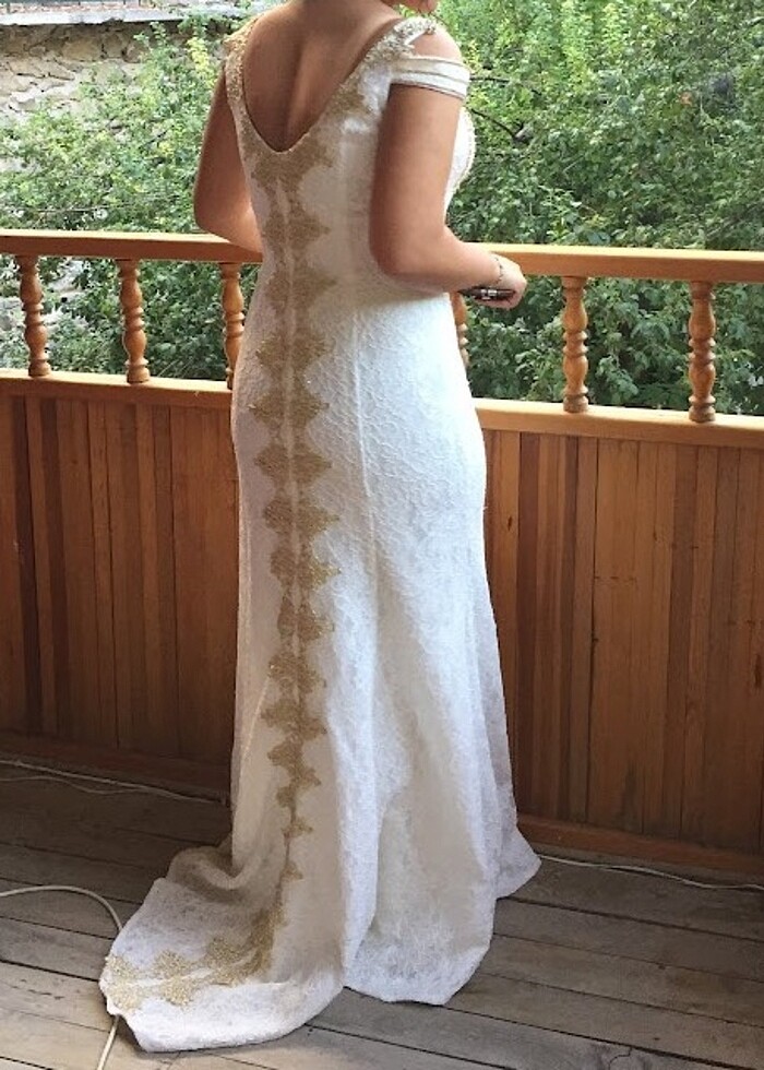 Beyaz Abiye &Nikah & Gelinlik - Görsel 2