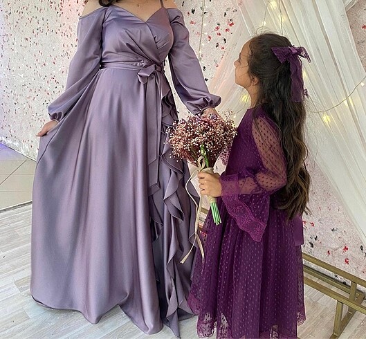 Lila Mor Abiye - Görsel 2