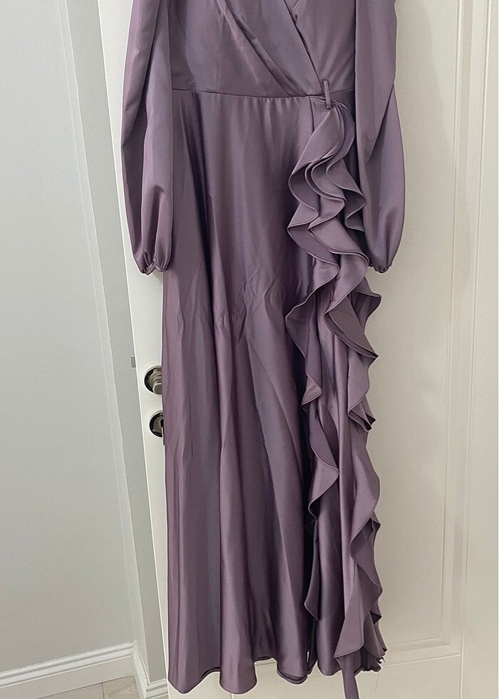 Lila Mor Abiye - Görsel 5