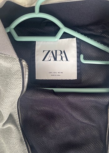 Gri Fermuarlı erkek Ceket - Görsel 2