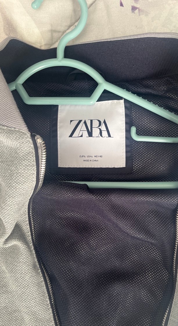 Gri Fermuarlı erkek Ceket - Görsel 2