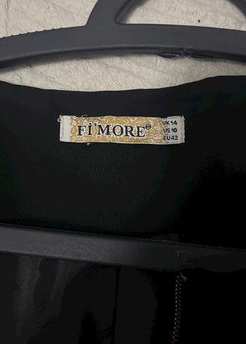 Siyah Midi iş Kabanı-Mevsimlik trençkot - Görsel 3